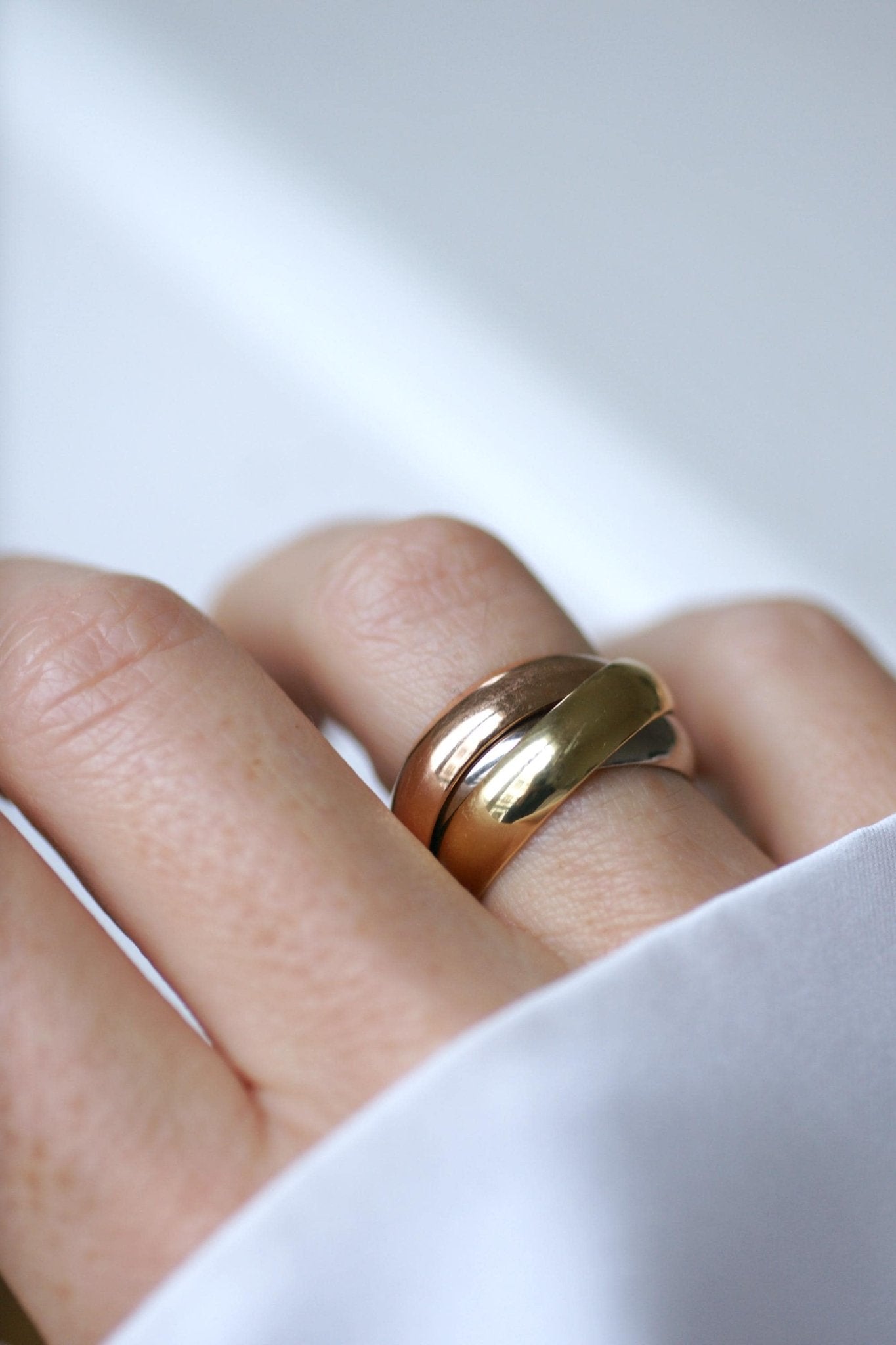 Diamond Ring Cartier Trinity Ring Large Cartier 18ct White Gold