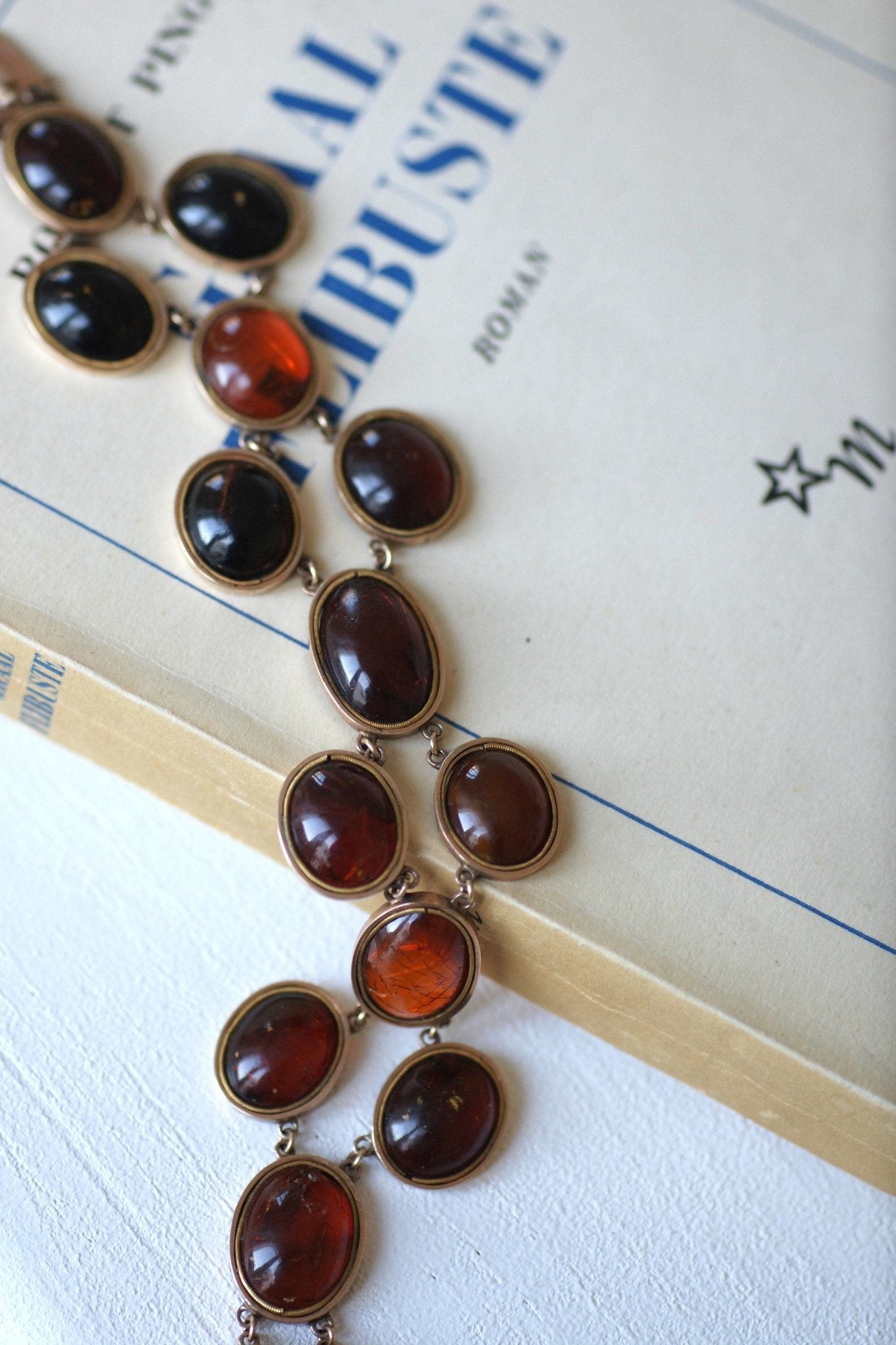 Bracelet jonc en résine effet ambre - Shop by Clo