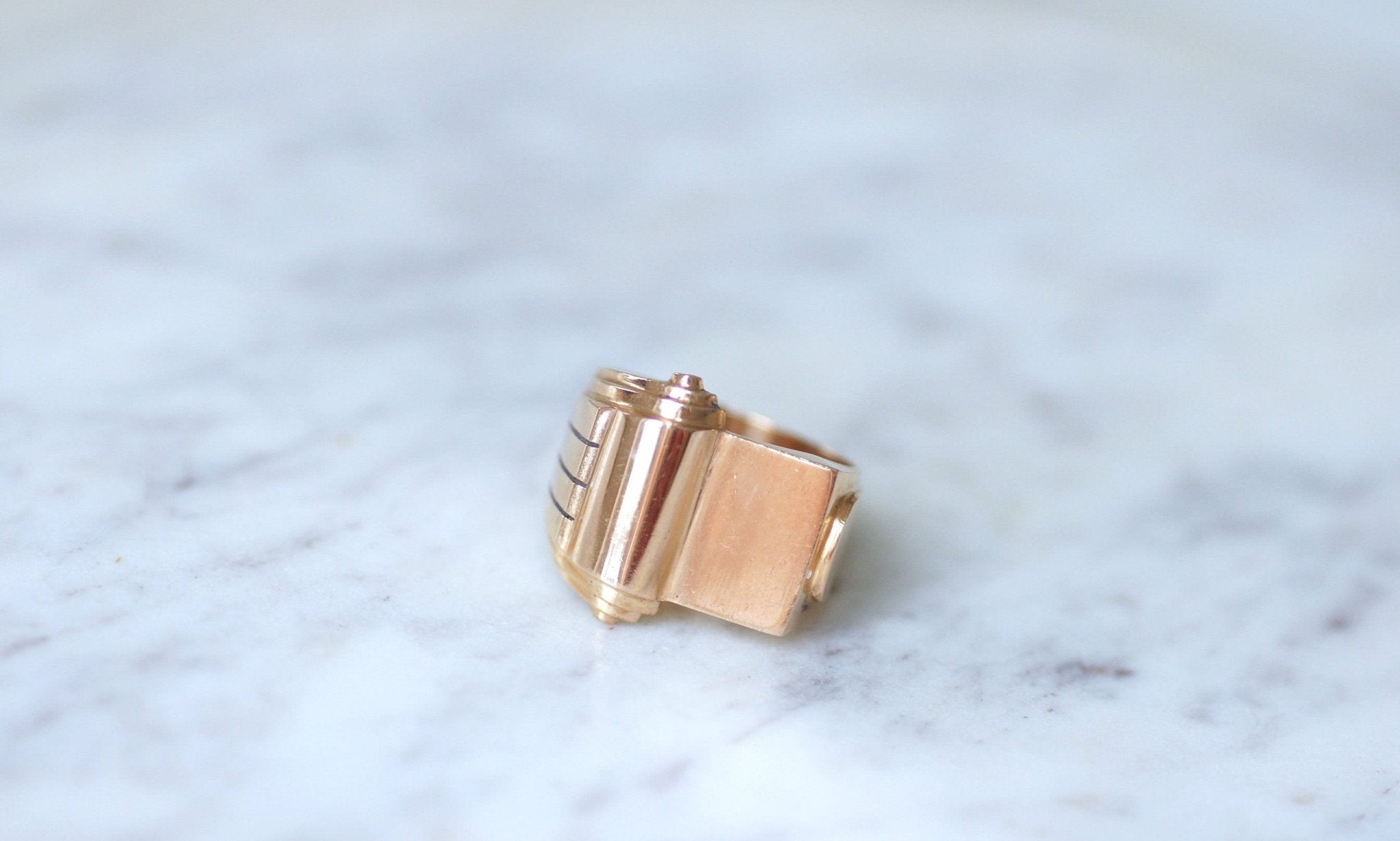 Chevalière ancienne diamants "Kazu" | Caillou Paris