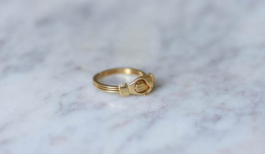 Yellow Gold Fédé Faith Ring - Galerie Pénélope