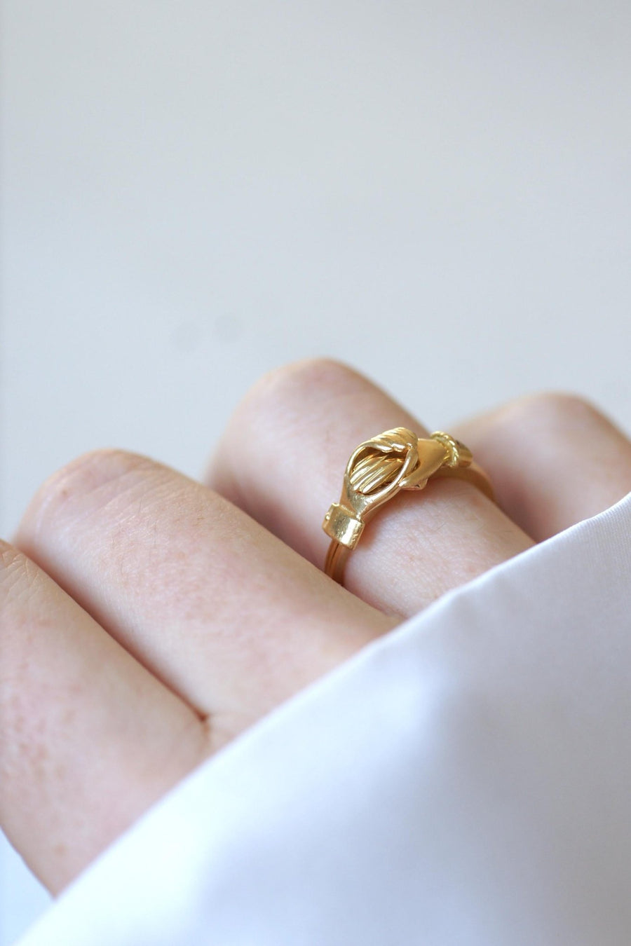 Yellow Gold Fédé Faith Ring - Galerie Pénélope