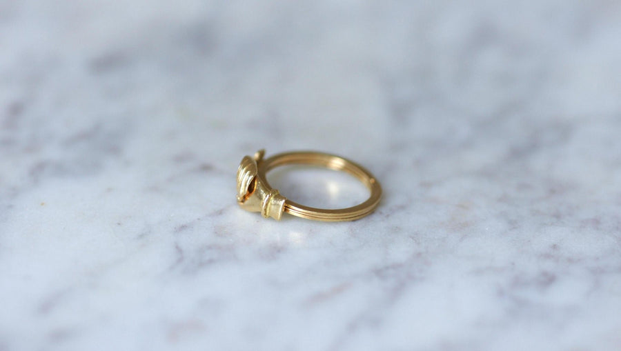 Yellow Gold Fédé Faith Ring - Galerie Pénélope