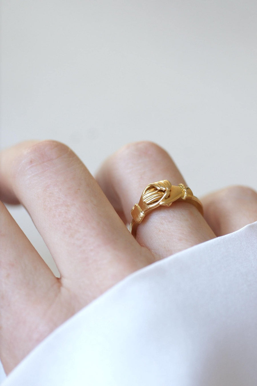 Yellow Gold Fédé Faith Ring - Galerie Pénélope