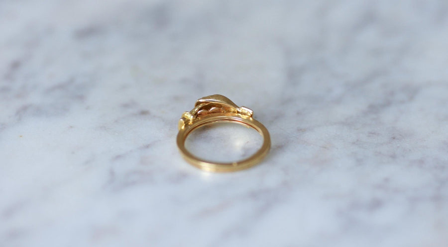 Yellow Gold Fédé Faith Ring - Galerie Pénélope