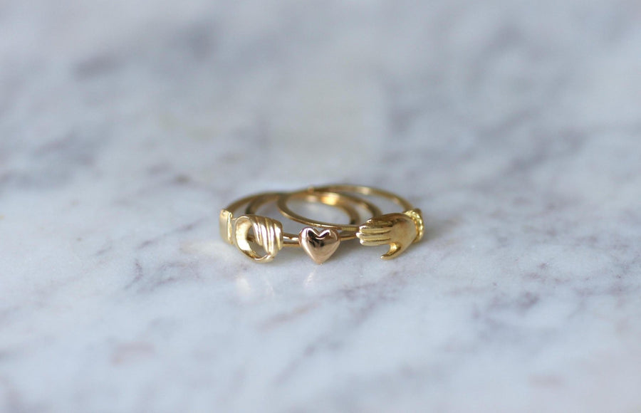 Yellow Gold Fédé Faith Ring - Galerie Pénélope