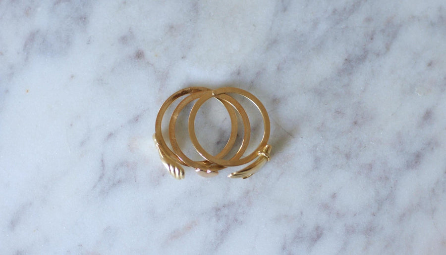 Yellow Gold Fédé Faith Ring - Galerie Pénélope