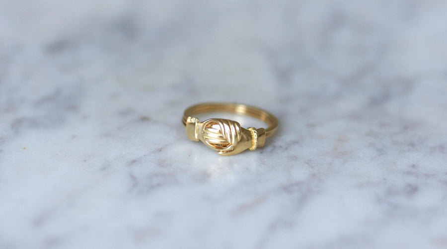 Yellow Gold Fédé Faith Ring - Galerie Pénélope