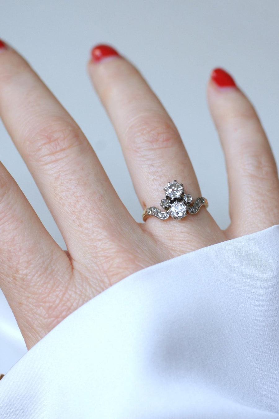 Duchesse Belle Epoque Diamonds Ring - Galerie Pénélope