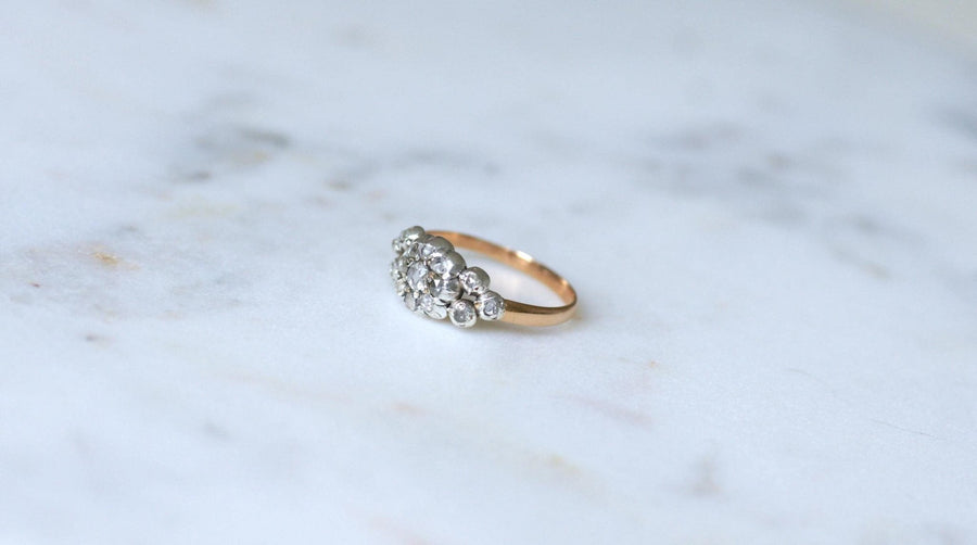 Antique Marguerite Diamond Garter Ring - Galerie Pénélope