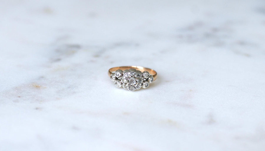 Antique Marguerite Diamond Garter Ring - Galerie Pénélope
