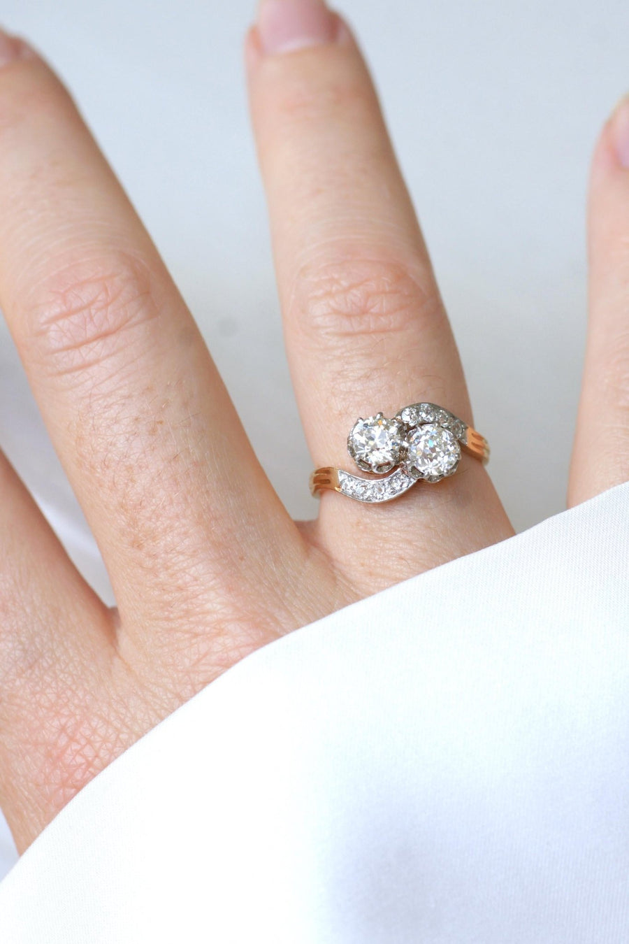 Toi et Moi Diamond Ring 1.25 Cts - Galerie Pénélope