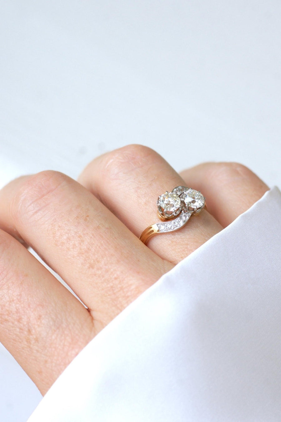 Toi et Moi Diamond Ring 1.25 Cts - Galerie Pénélope