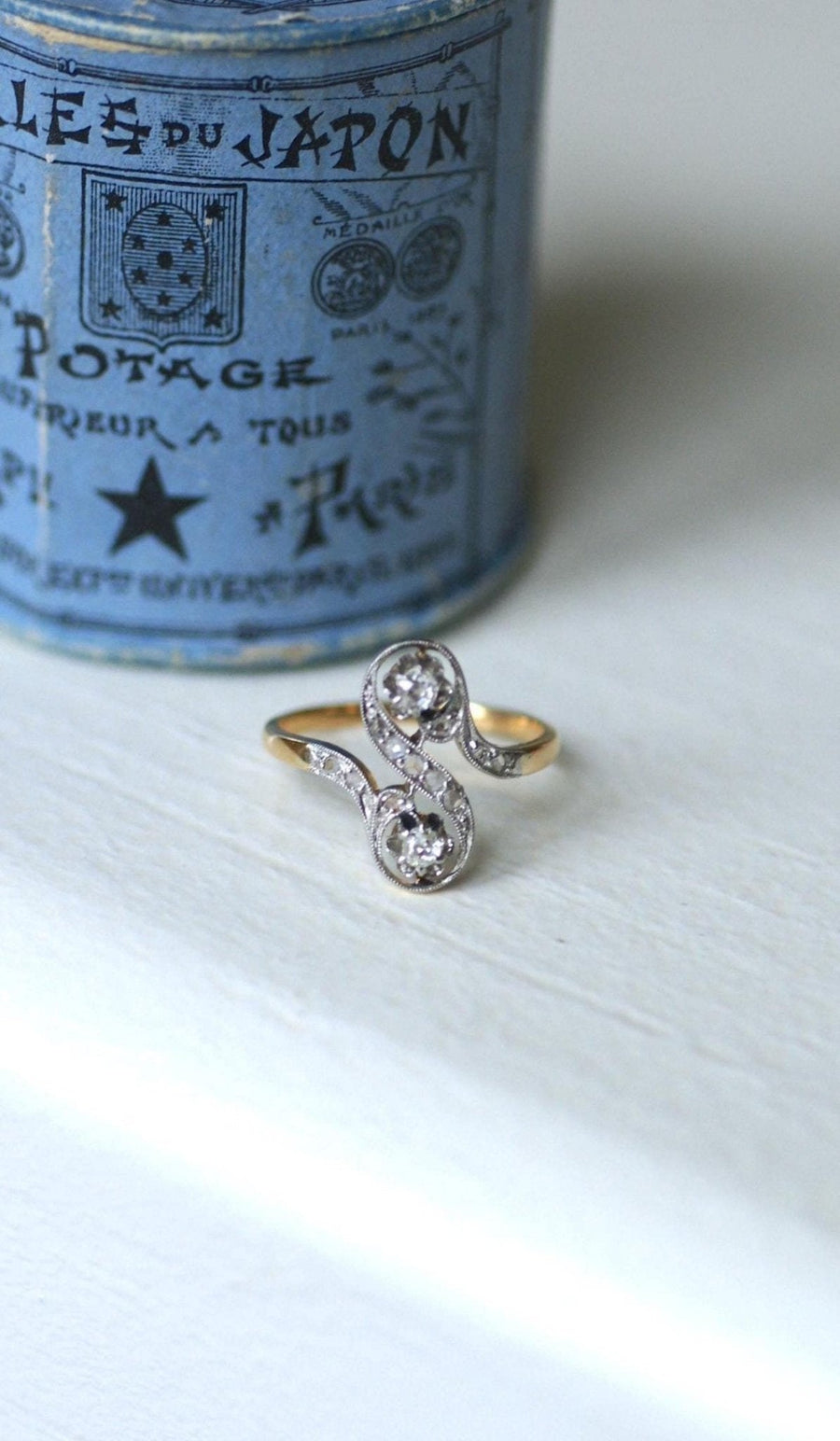 Toi et Moi Belle Epoque Diamond Ring - Galerie Pénélope