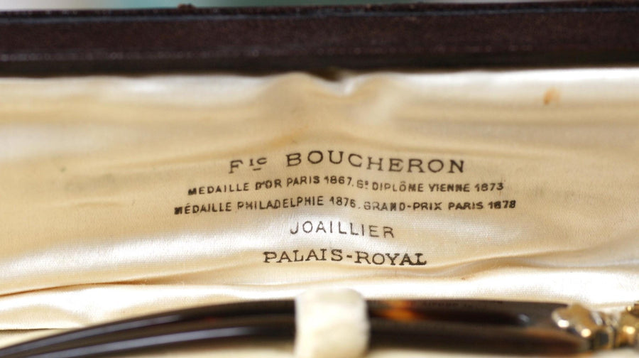 Boucheron Antique Vermeil on Shell Comb - Galerie Pénélope