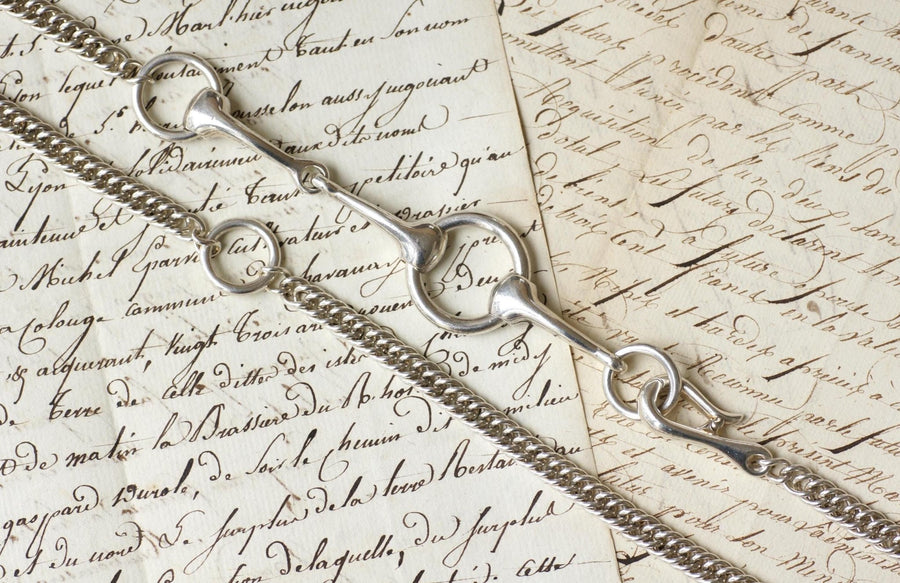 Hermès Silver Bridle Necklace 73.00 cm - Galerie Pénélope