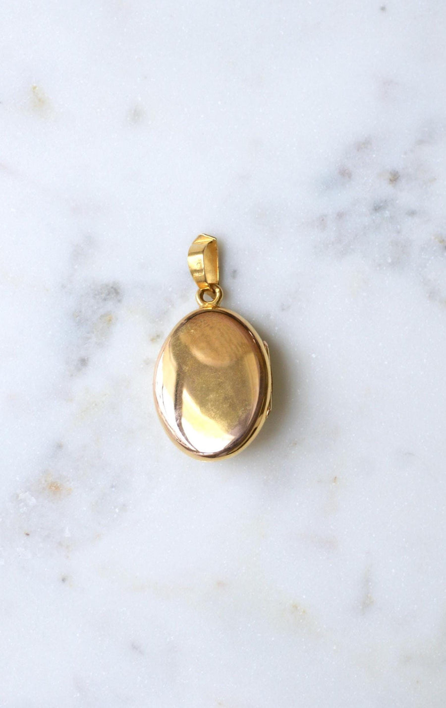Antique Etoile Medallion Pendant Fine Pearls on Rose and Yellow Gold