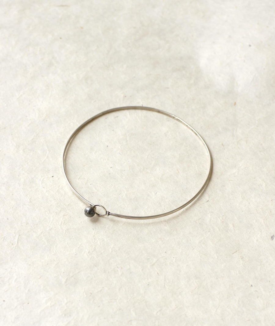 Claude Pelletier for Fabrice Rigid Silver Necklace from the '70s