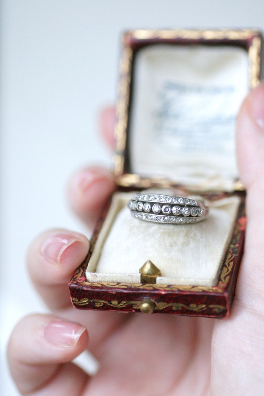 Art Deco Diamond Wedding Ring - Penelope Gallery