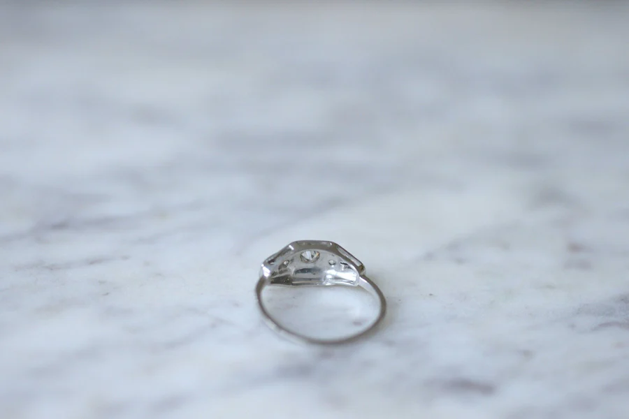 Art Deco diamond band ring - Penelope Gallery