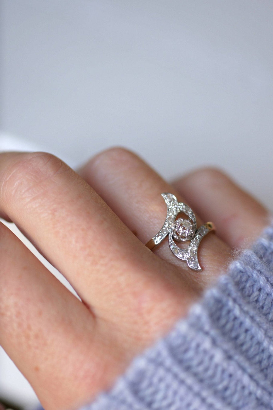 Belle Epoque diamond ring - Galerie Pénélope