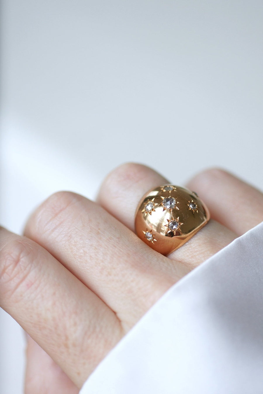Bague boule shop