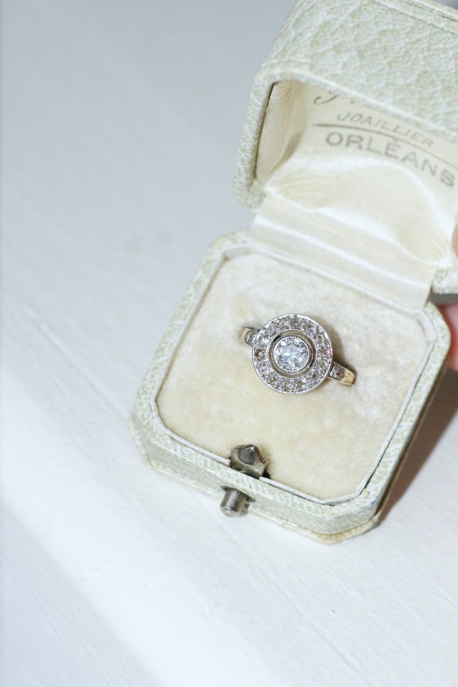 Round diamond target ring - Penelope Gallery