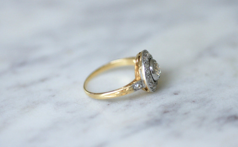 Round diamond target ring - Penelope Gallery