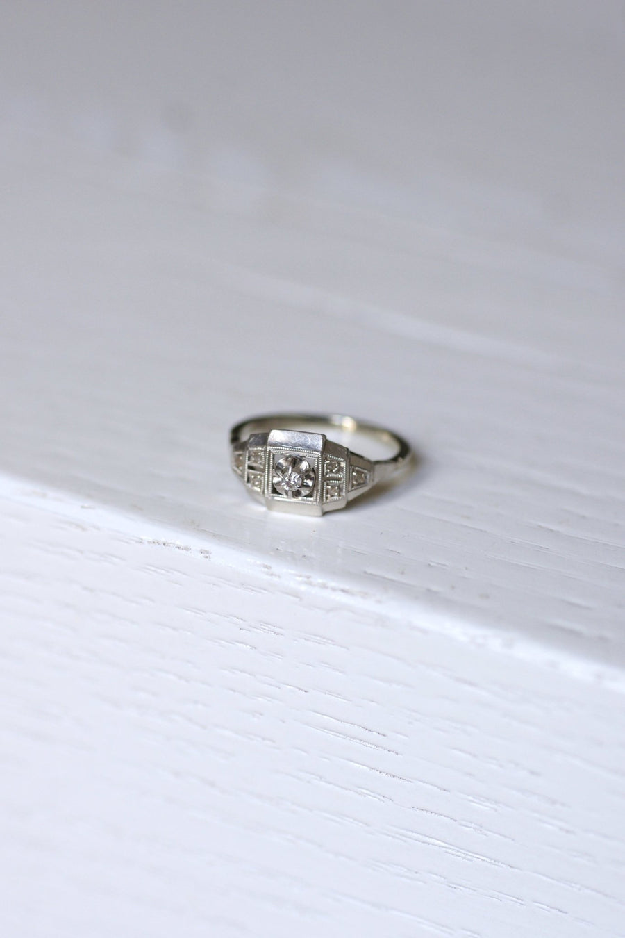 Art Deco diamond engagement ring - Penelope Gallery