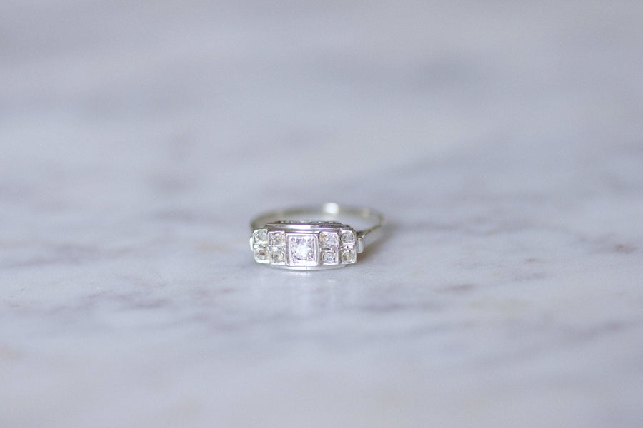 Art Deco diamond engagement ring - Penelope Gallery