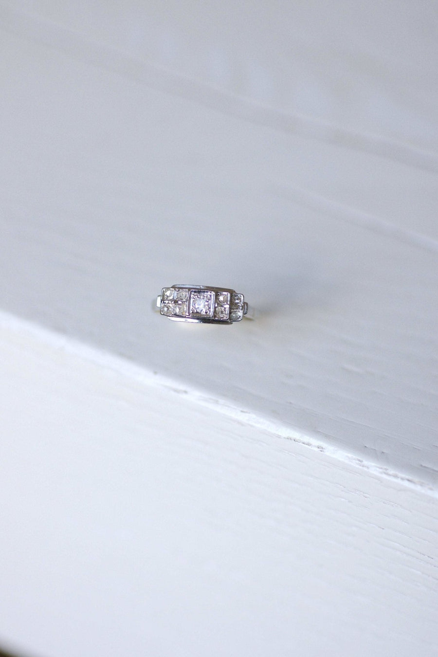 Art Deco diamond engagement ring - Penelope Gallery