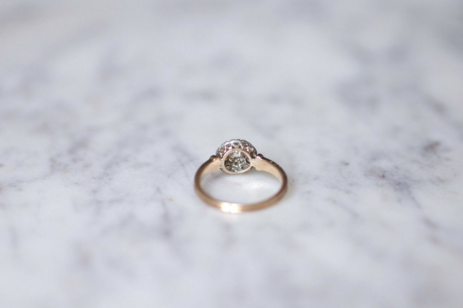 Antique daisy diamond engagement ring - Penelope Gallery