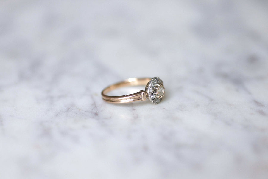 Antique daisy diamond engagement ring - Penelope Gallery