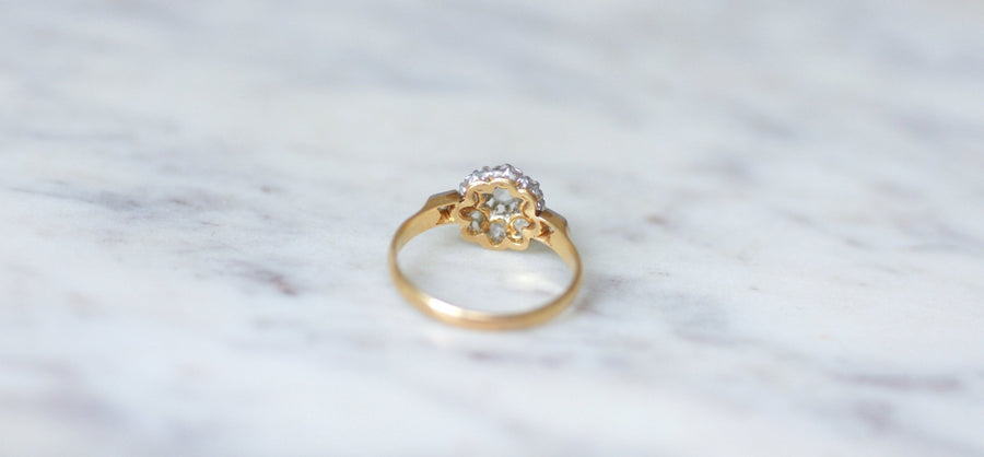 Daisy diamond engagement ring - Penelope Gallery