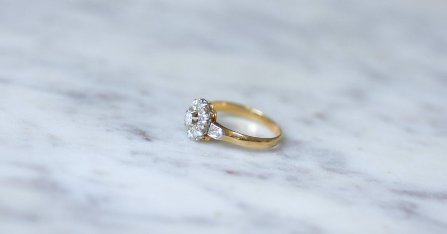 Daisy diamond engagement ring - Penelope Gallery