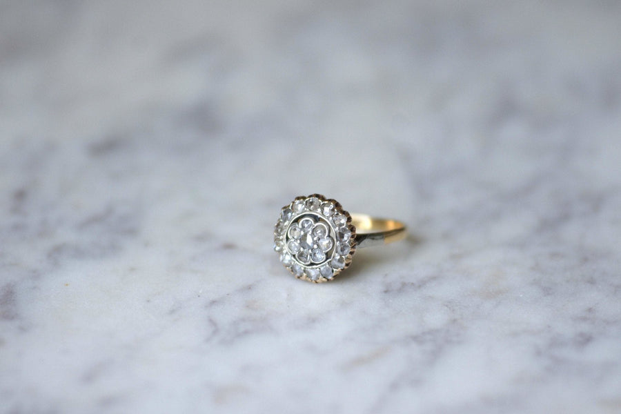 Daisy diamond engagement ring - Penelope Gallery