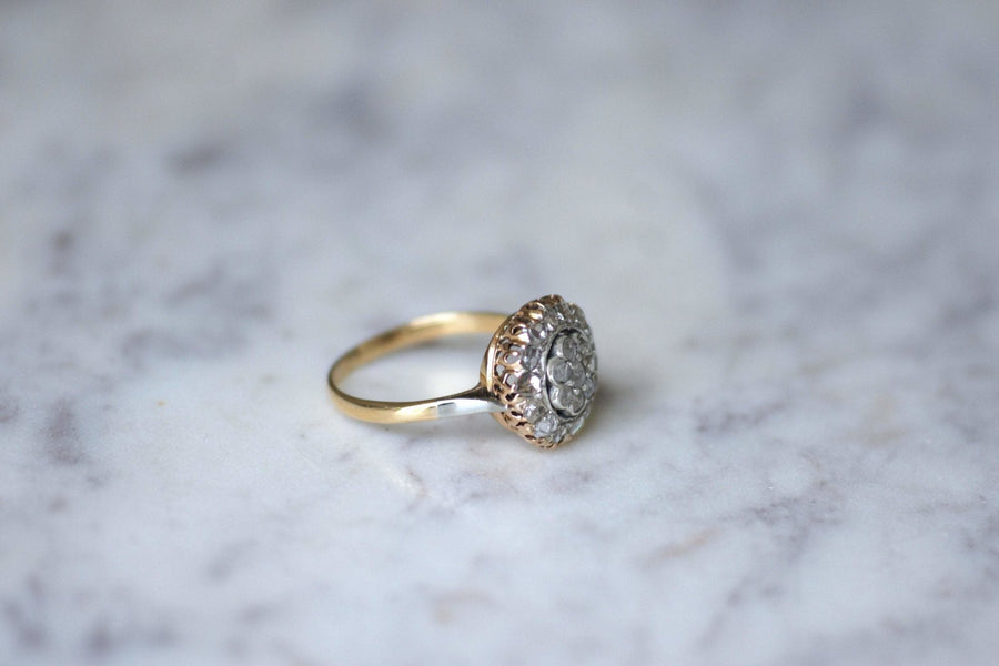 Daisy diamond engagement ring - Penelope Gallery