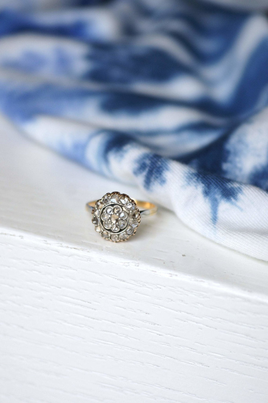 Daisy diamond engagement ring - Penelope Gallery