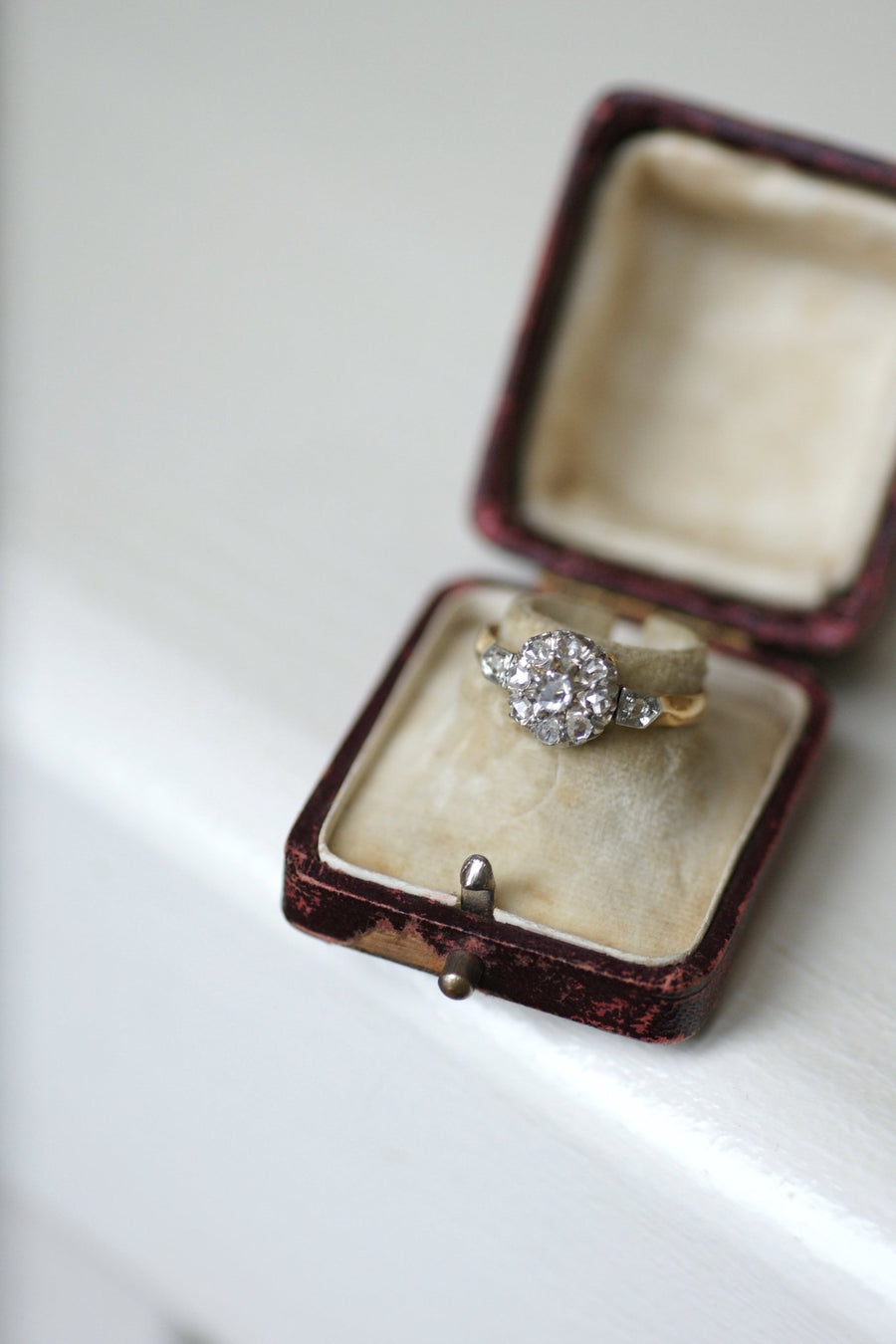 Daisy diamond engagement ring - Penelope Gallery