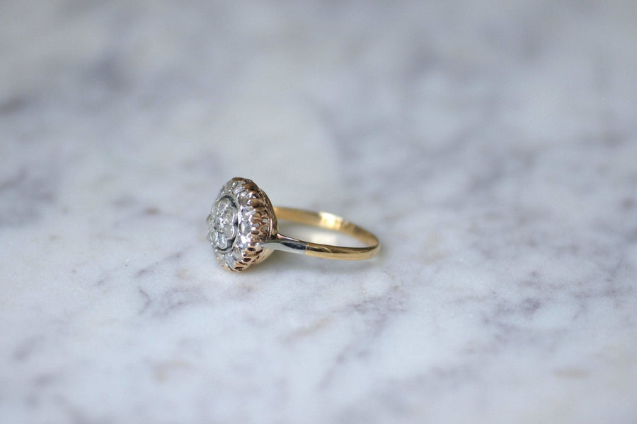 Daisy diamond engagement ring - Penelope Gallery