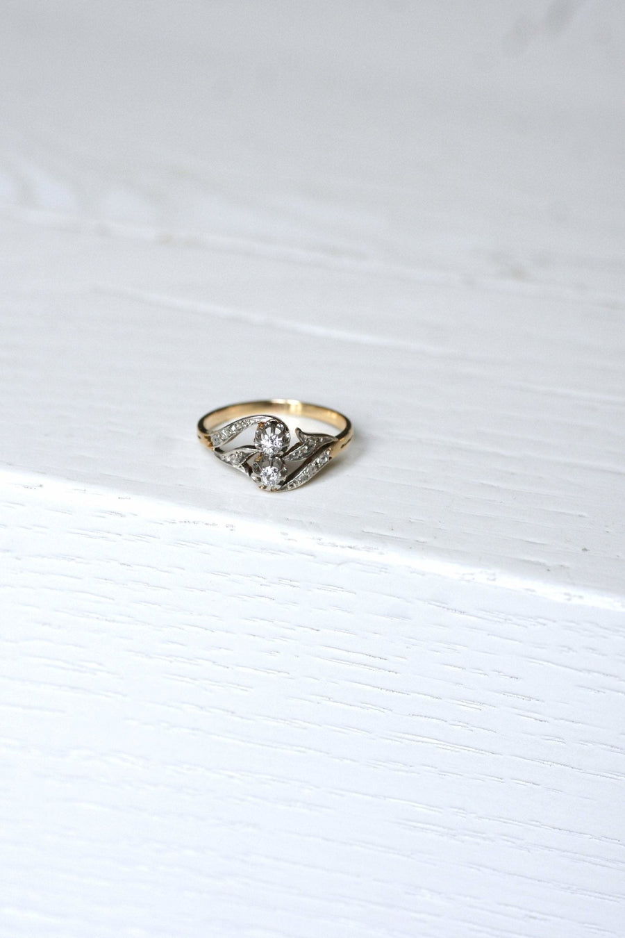 You & Me Diamond Engagement Ring - Penelope Gallery