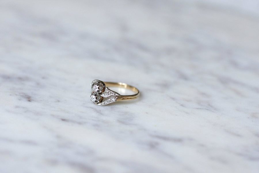 You & Me Diamond Engagement Ring - Penelope Gallery