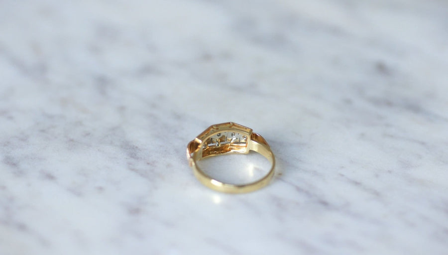Art Deco bandeau diamond ring - Galerie Pénélope