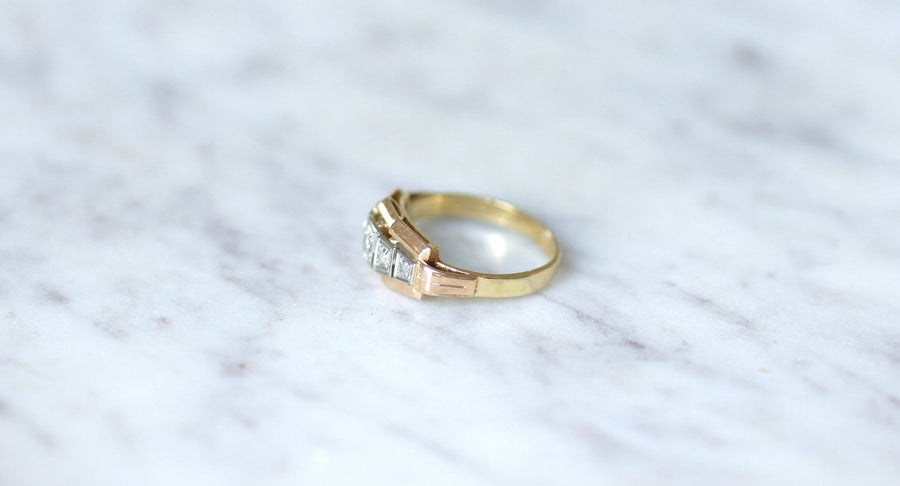 Art Deco bandeau diamond ring - Galerie Pénélope