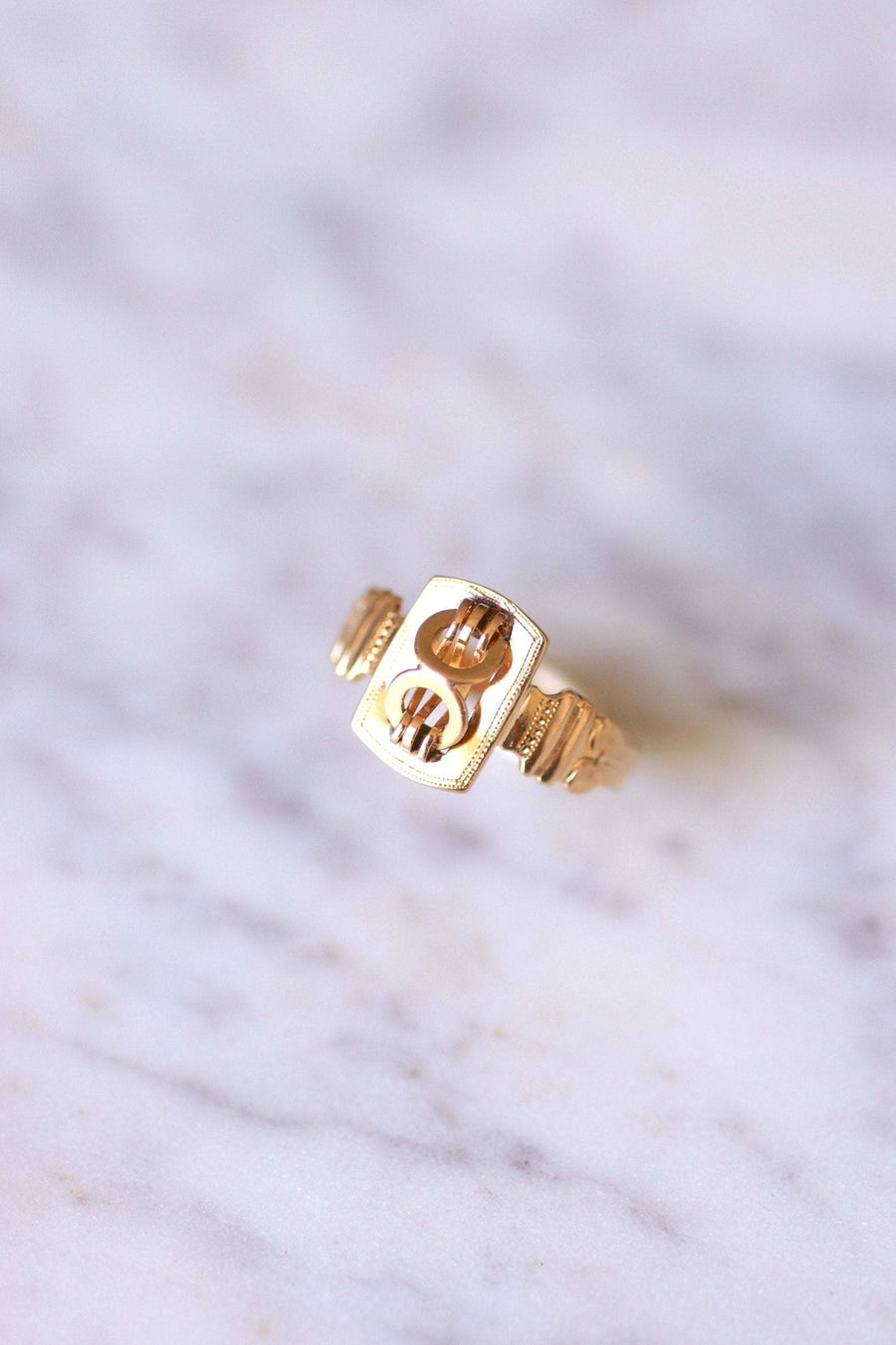 Antique rose gold eternity ring - Galerie Pénélope