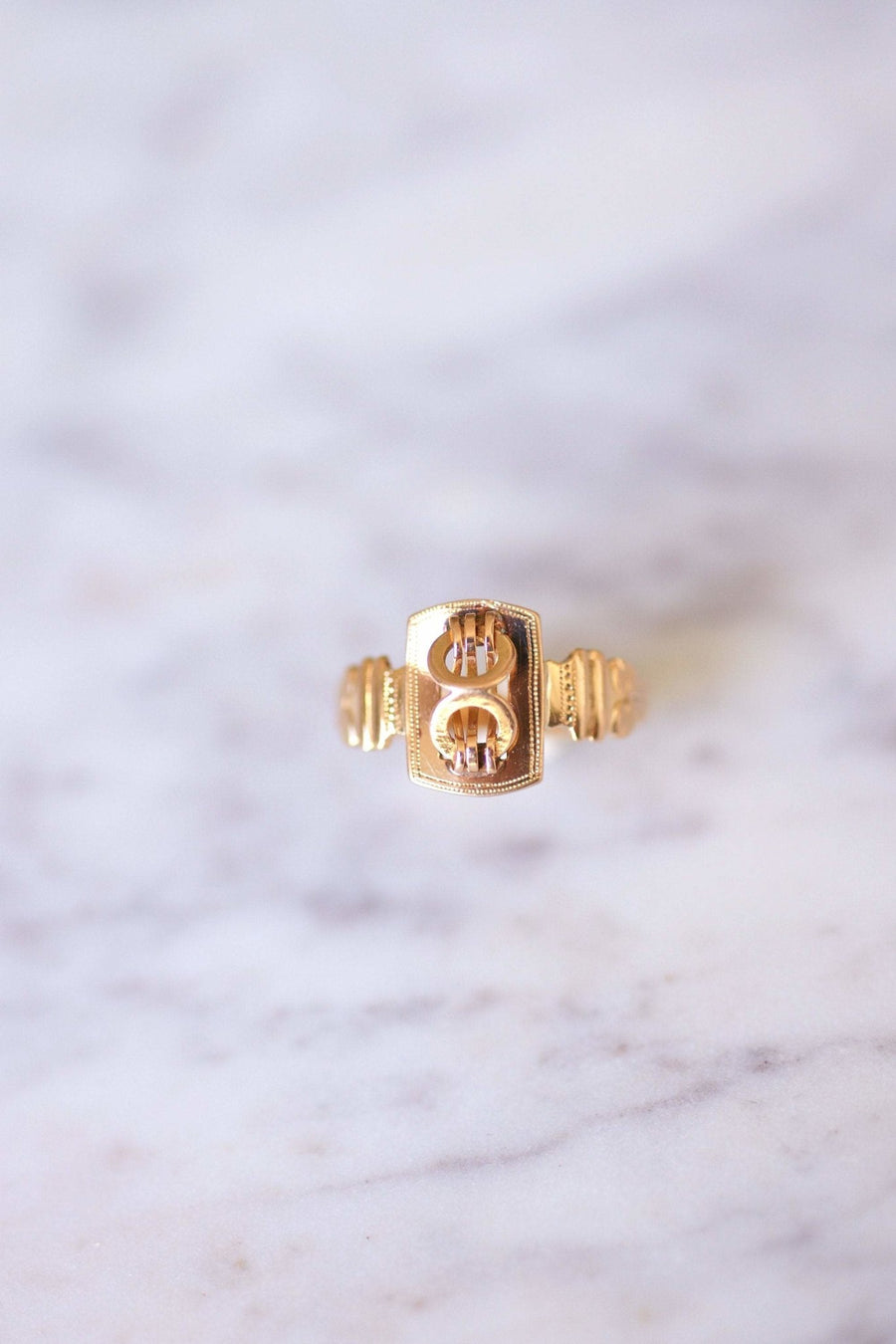 Antique rose gold eternity ring - Galerie Pénélope