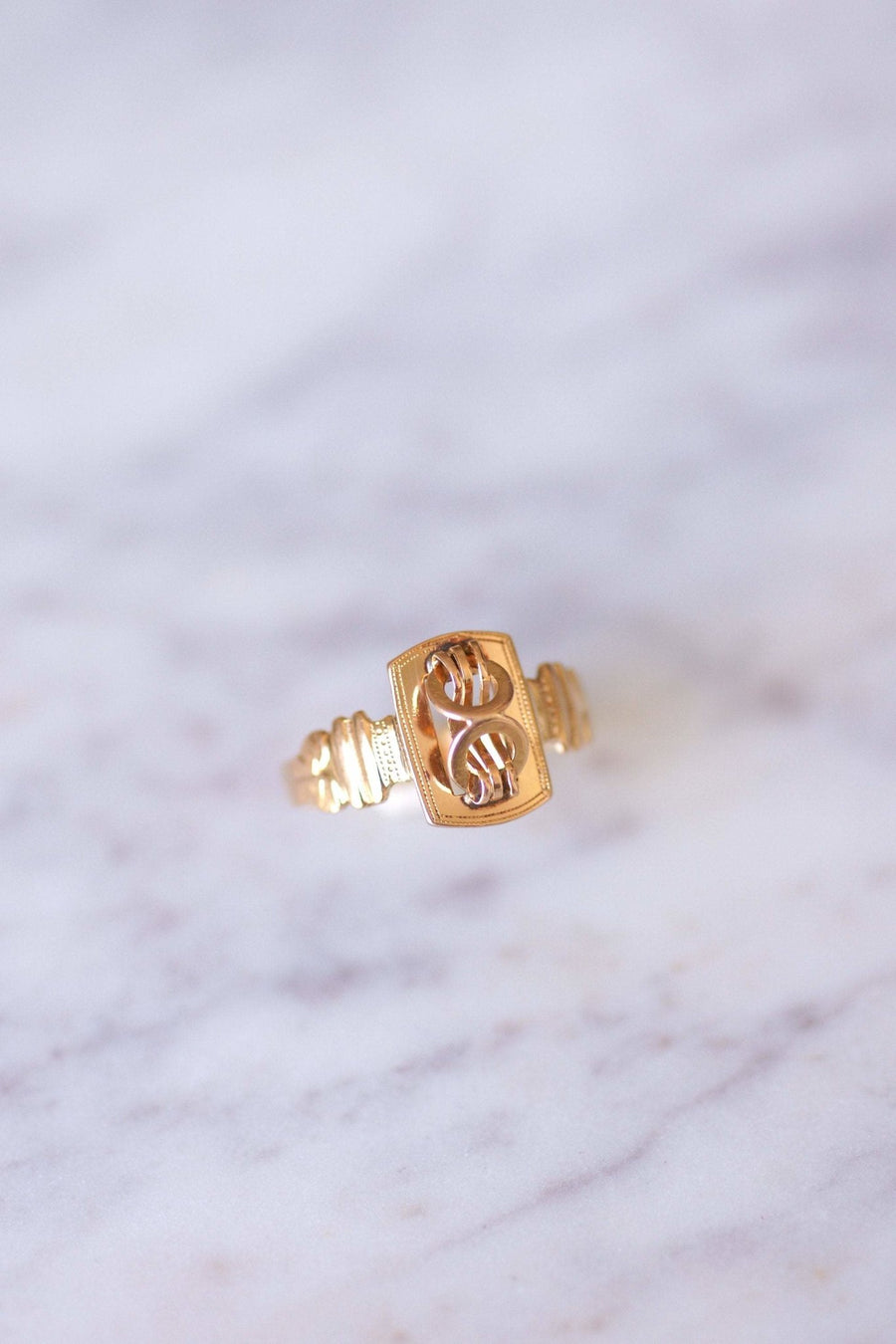 Antique rose gold eternity ring - Galerie Pénélope