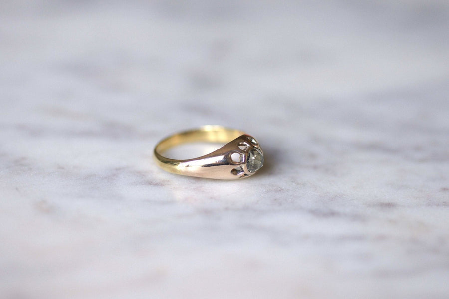 Antique Victorian gold and diamond rush ring - Galerie Pénélope