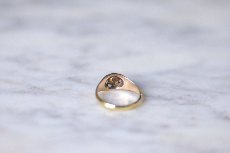 Antique Victorian gold and diamond rush ring - Galerie Pénélope