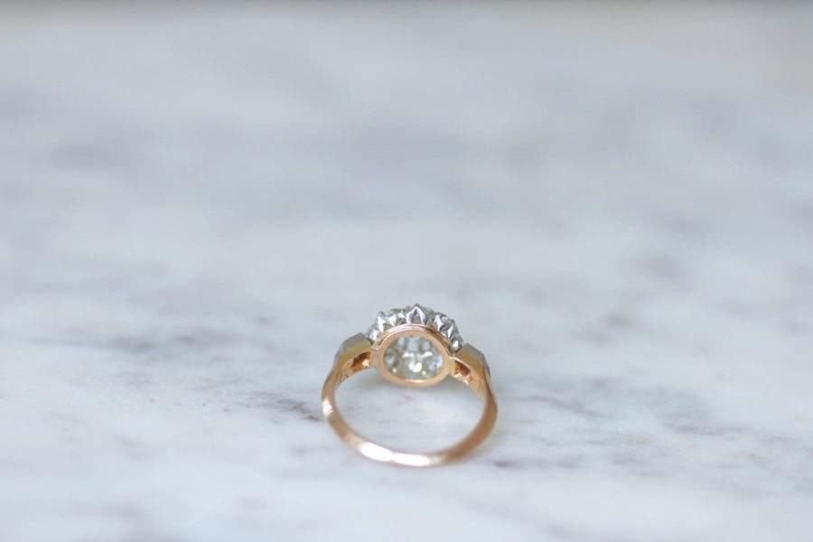 Belle Epoque diamond daisy ring - Galerie Pénélope