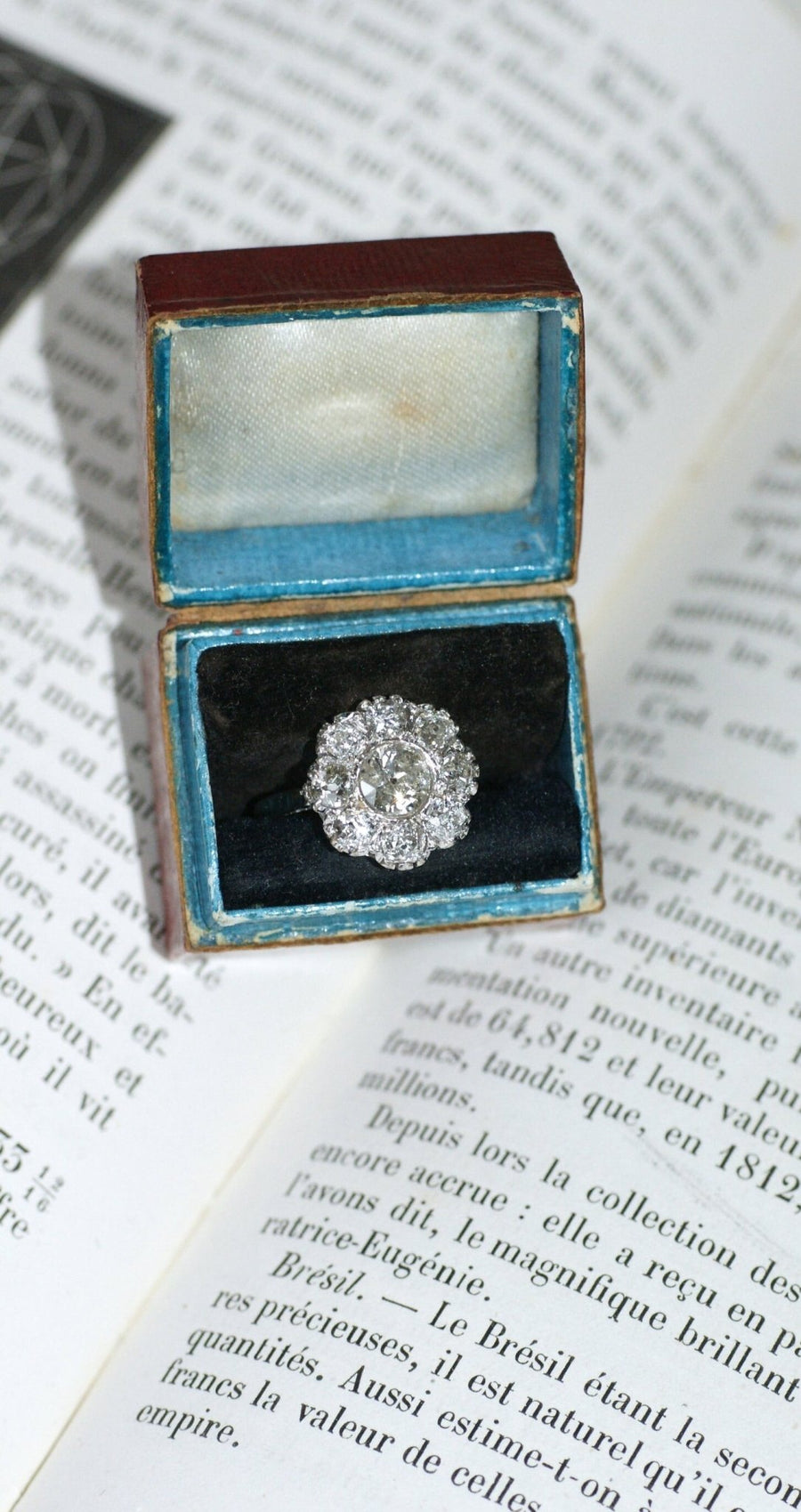 2-carat diamond daisy ring - Galerie Pénélope